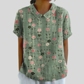 Floral Top Elegant Comfort