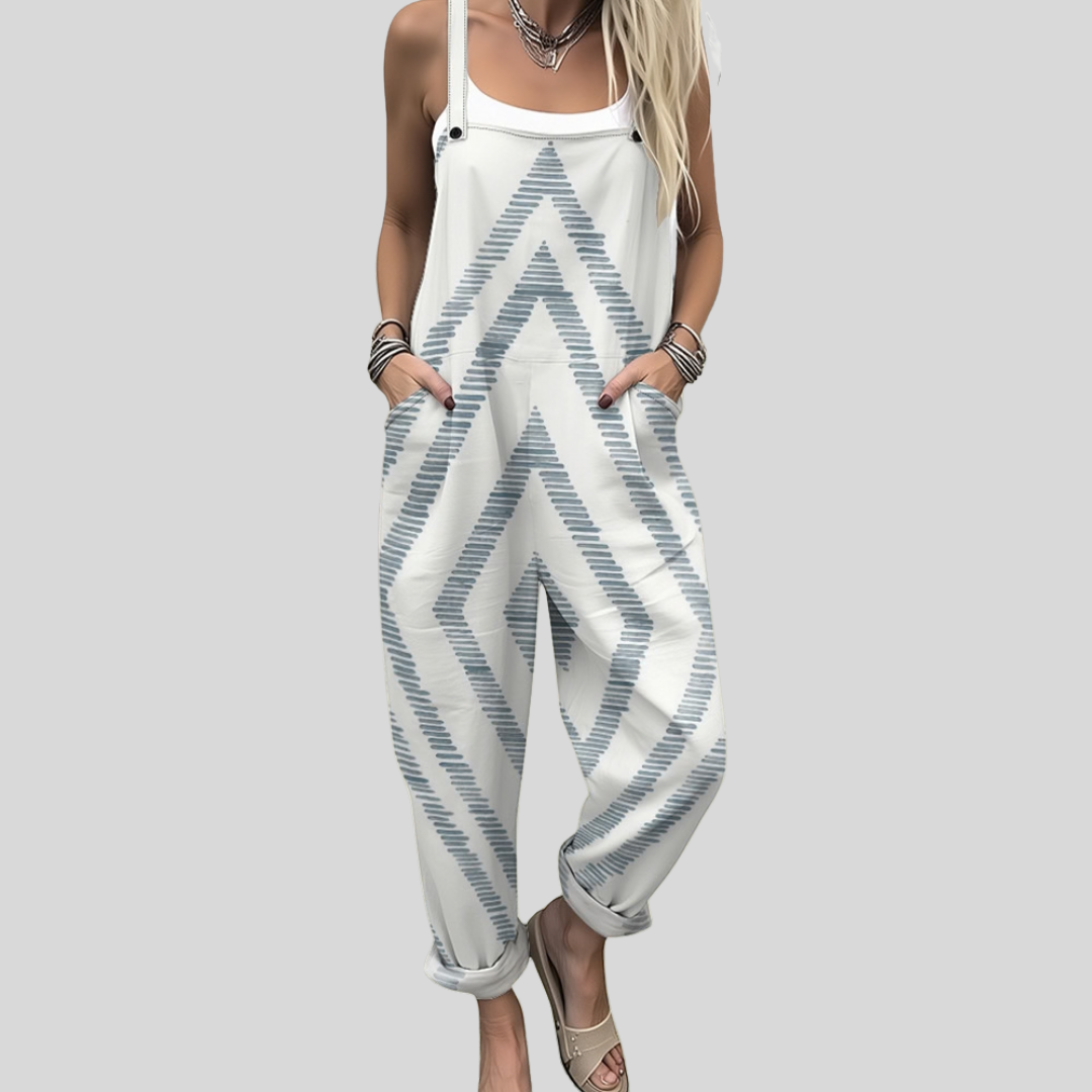 Dungarees with Zigzag Pattern