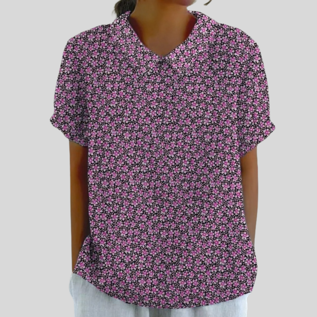 Floral Top Elegant Comfort