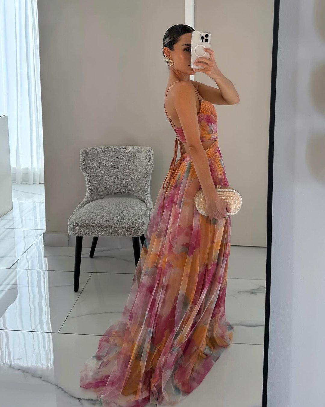 GISELLE | Chiffon Maxi Dress