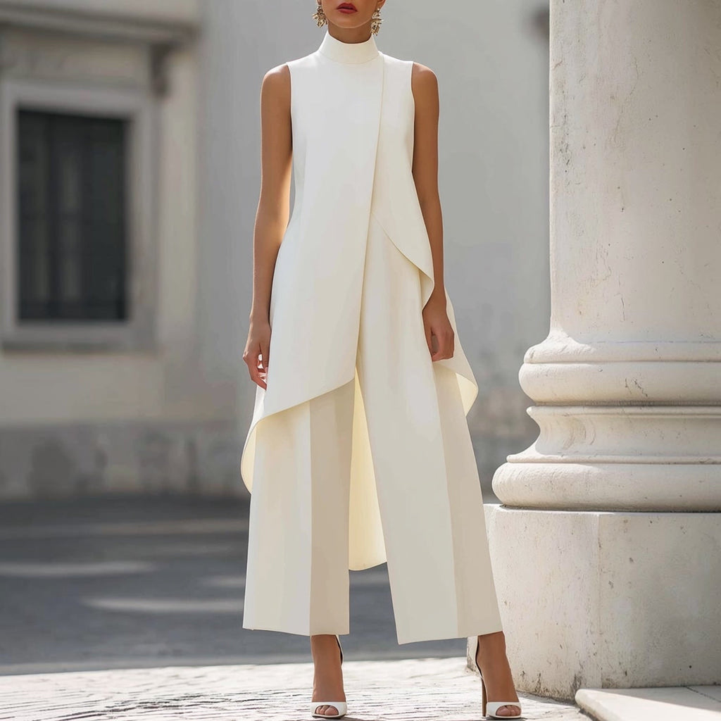 ELEGANT WIDE LEG SET FOR WOMEN