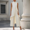 ELEGANT WIDE LEG SET FOR WOMEN