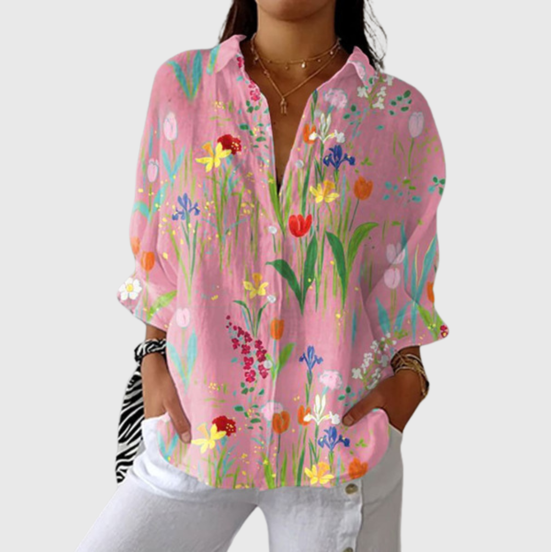 Light and Colourful Printed Blouse