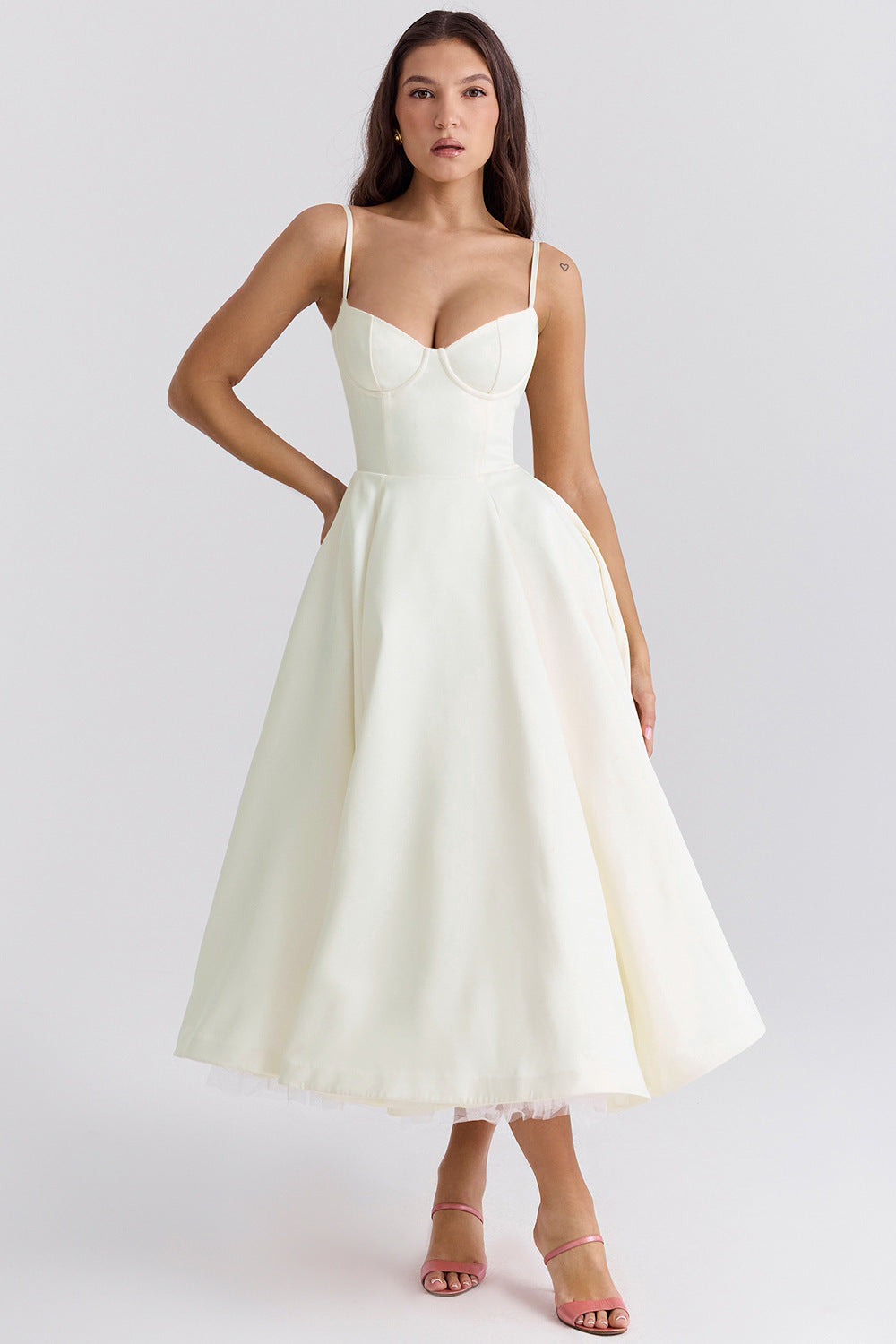 YLIANA | Romantic Summer Midi Dress