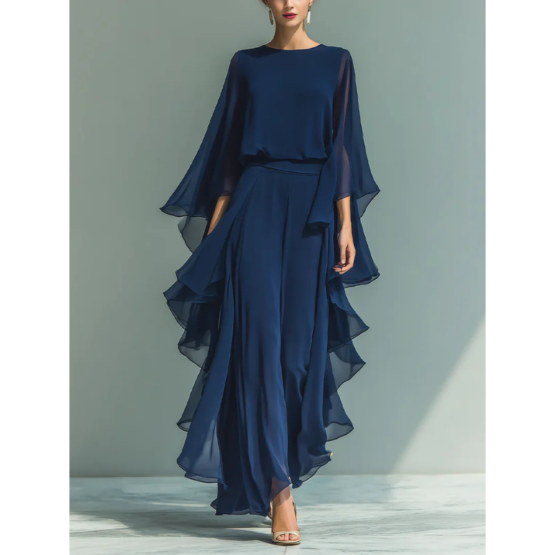 CHIFFON TROUSER SET FOR WOMEN