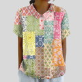 Floral Top Elegant Comfort