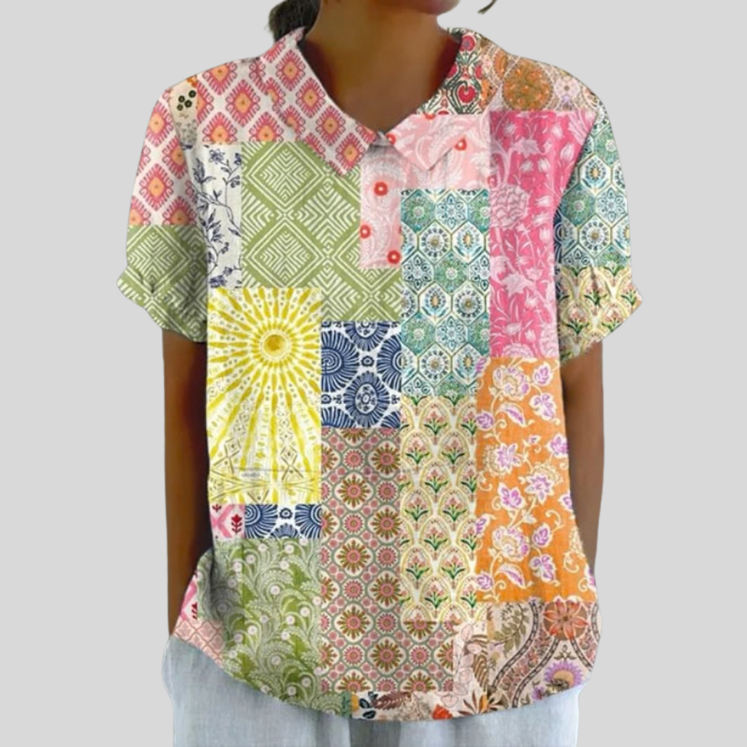 Floral Top Elegant Comfort