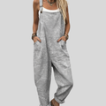 Dungarees Light Grey with Used Look