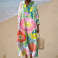 Flowing Summer Dress with Print