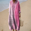 Flattering Summer Print Dress
