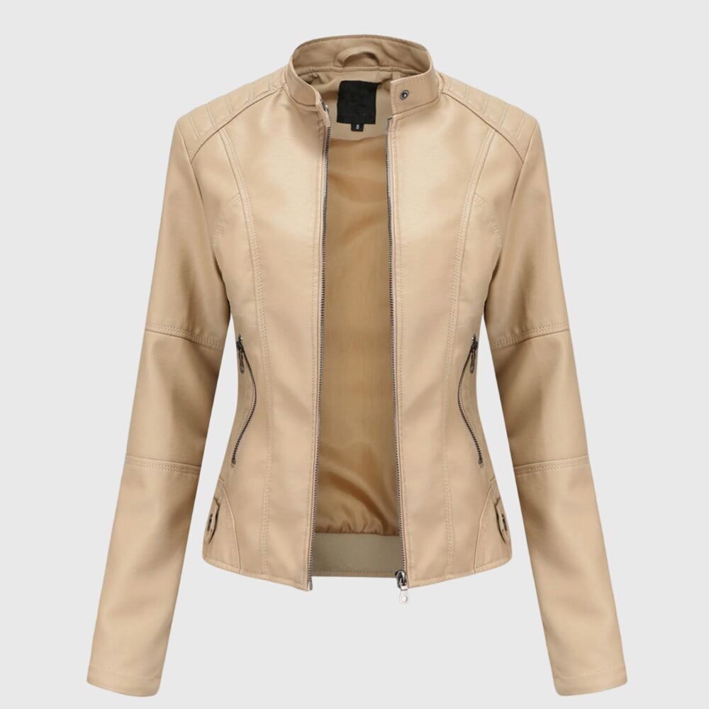 Giorgina™ - Elegant Leather Jacket for Women