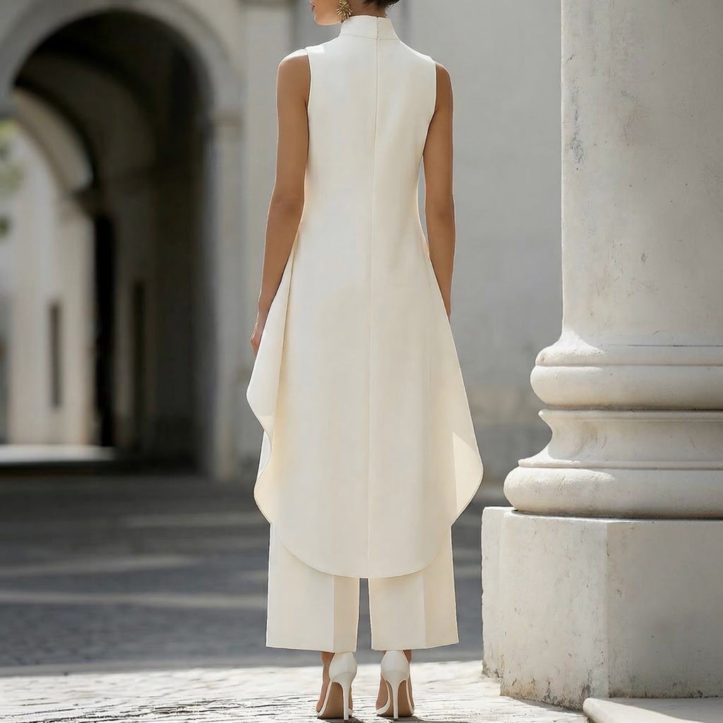 ELEGANT WIDE LEG SET FOR WOMEN