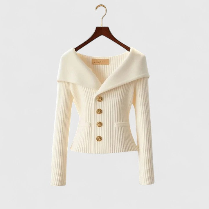 Clarisa | Elegant Knitted Jacket for Stylish Appearances