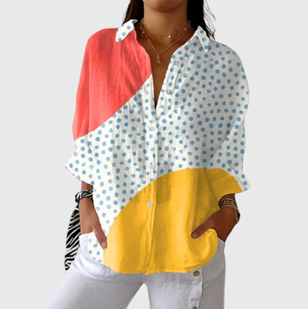 Light and Colourful Printed Blouse