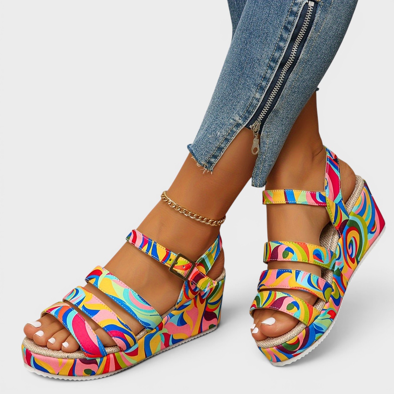 Nerea™ | Elegant Platform Sandals