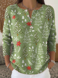 Sofía | Christmas Sweater with Buttons