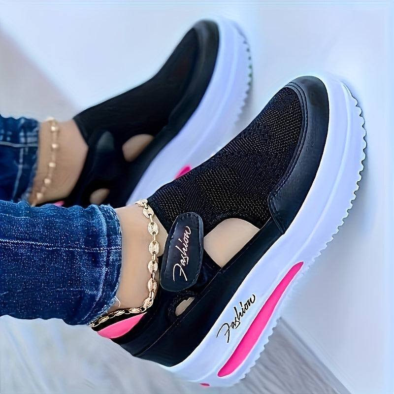 Breathable Slip-On Sneakers with Stable Fit