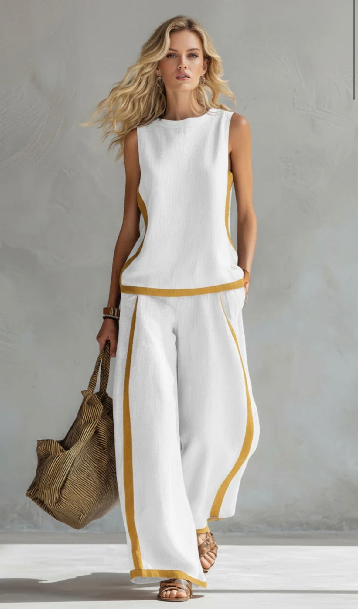 CHIC LINEN SET FOR WOMEN