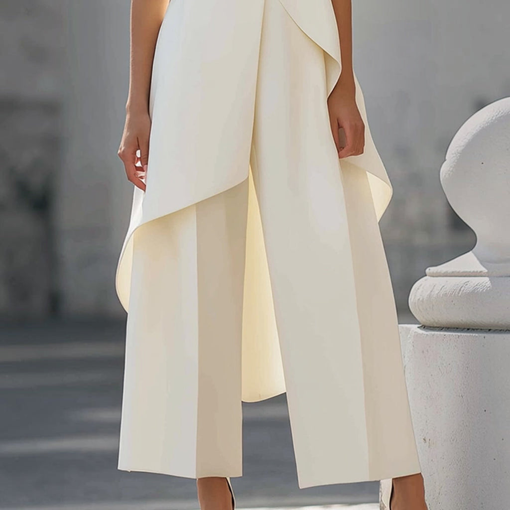 ELEGANT WIDE LEG SET FOR WOMEN