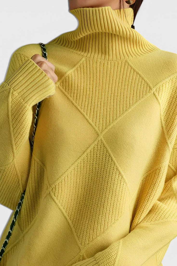 Jasmine Cashmere High Neck Jumper