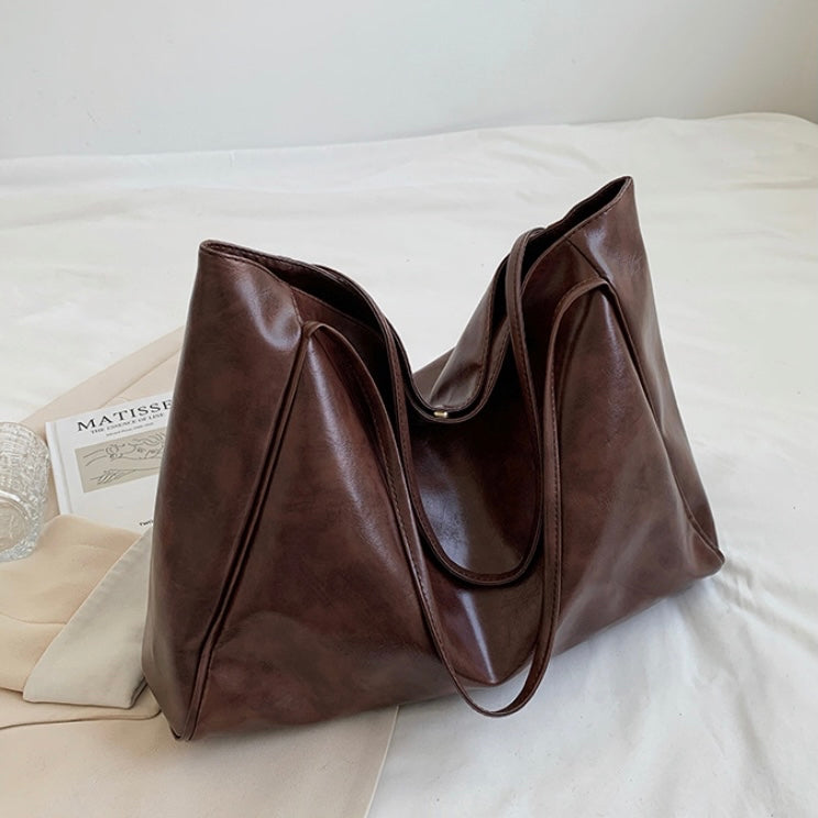 Patricia™ | Shiny Leather Handbag