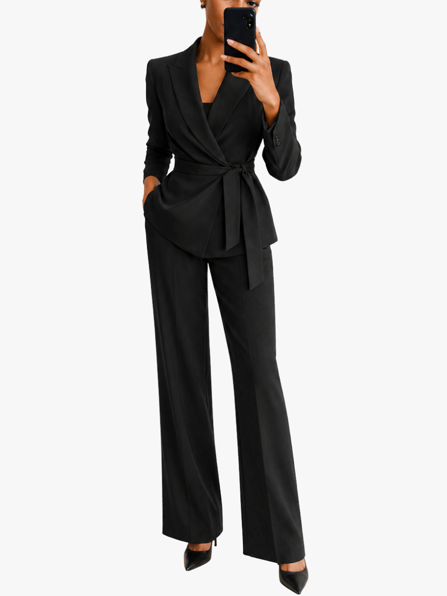 CHIC MINIMALIST SUIT FOR WOMEN
