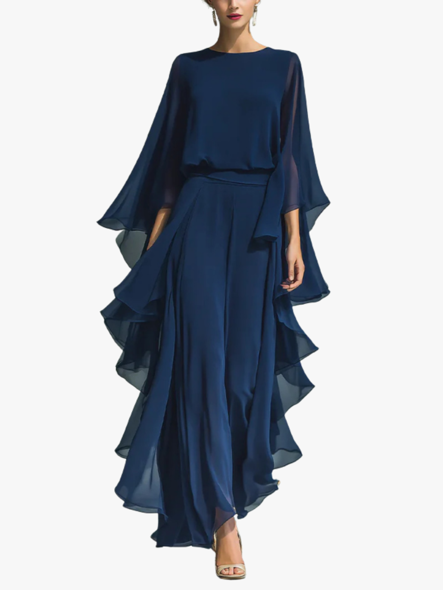 CHIFFON TROUSER SET FOR WOMEN