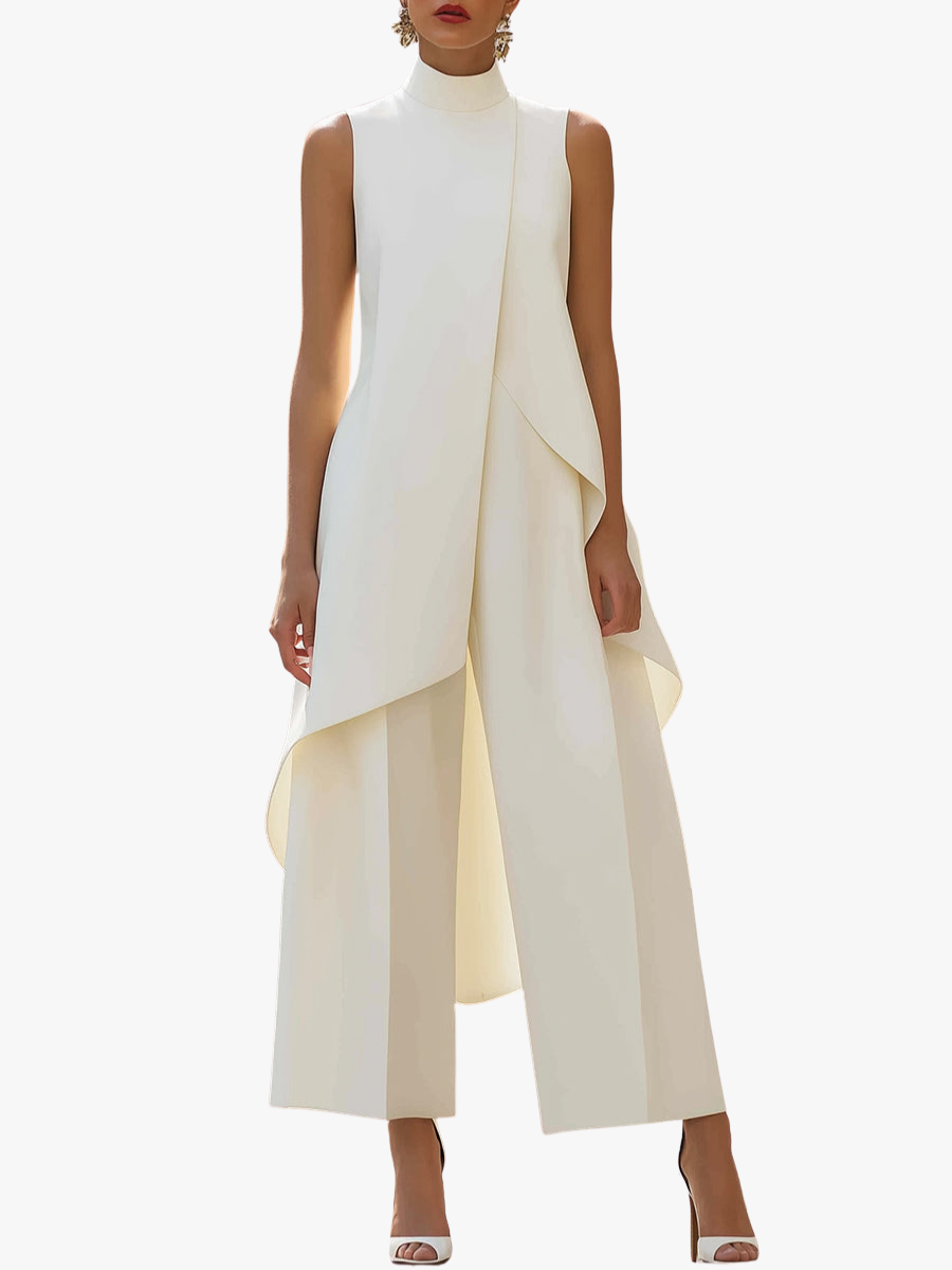 ASYMMETRICAL TWO-PIECE SET FOR WOMEN