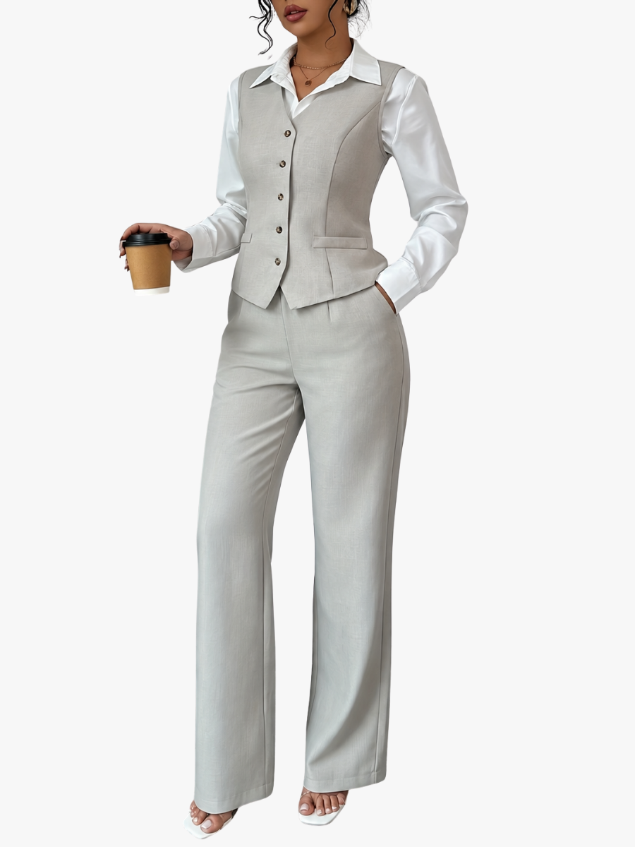 ELEGANT JACKET AND TROUSER SET FOR WOMEN