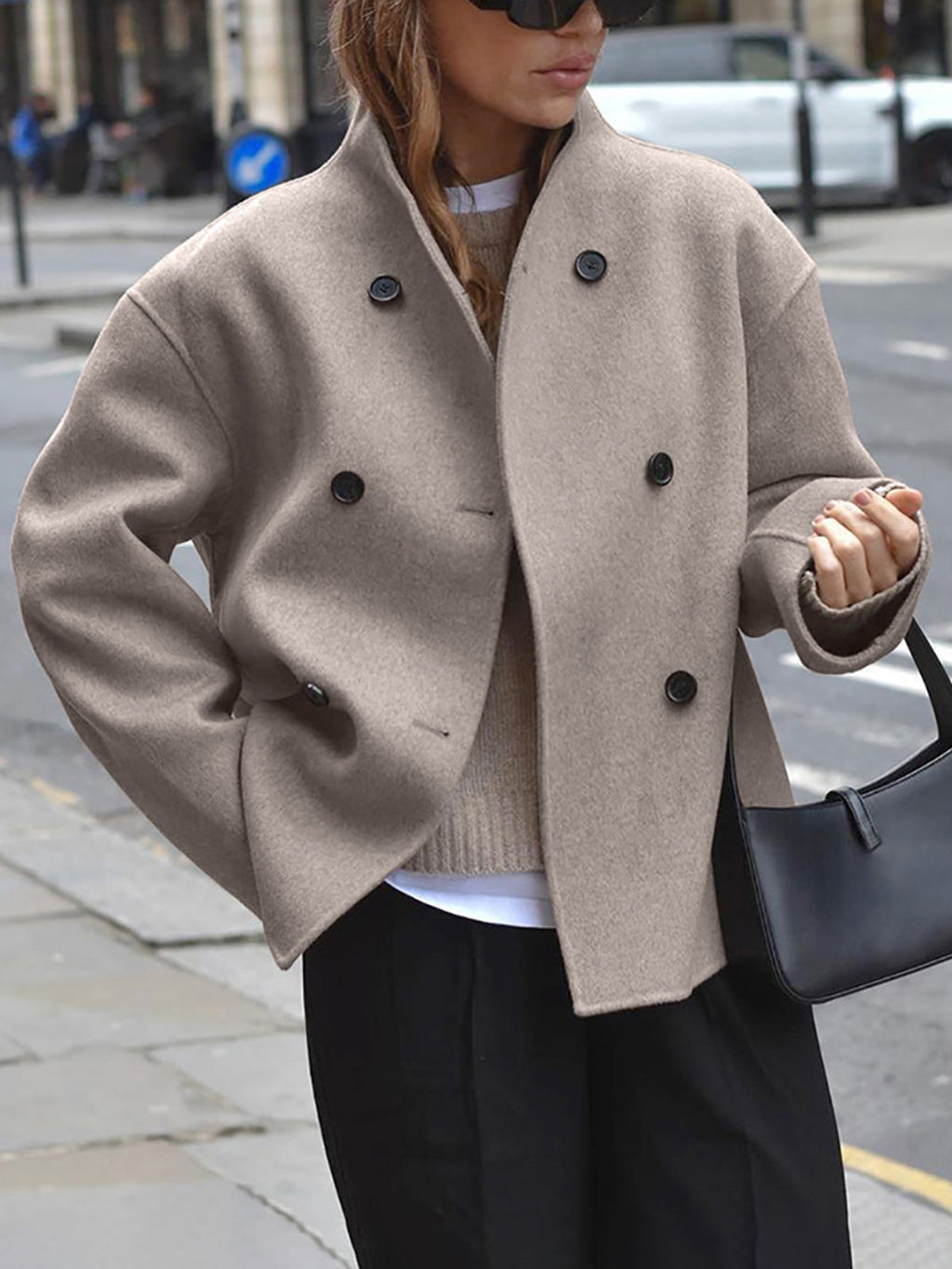 Zainab Stylish Short Wool Coat | Women's Outerwear