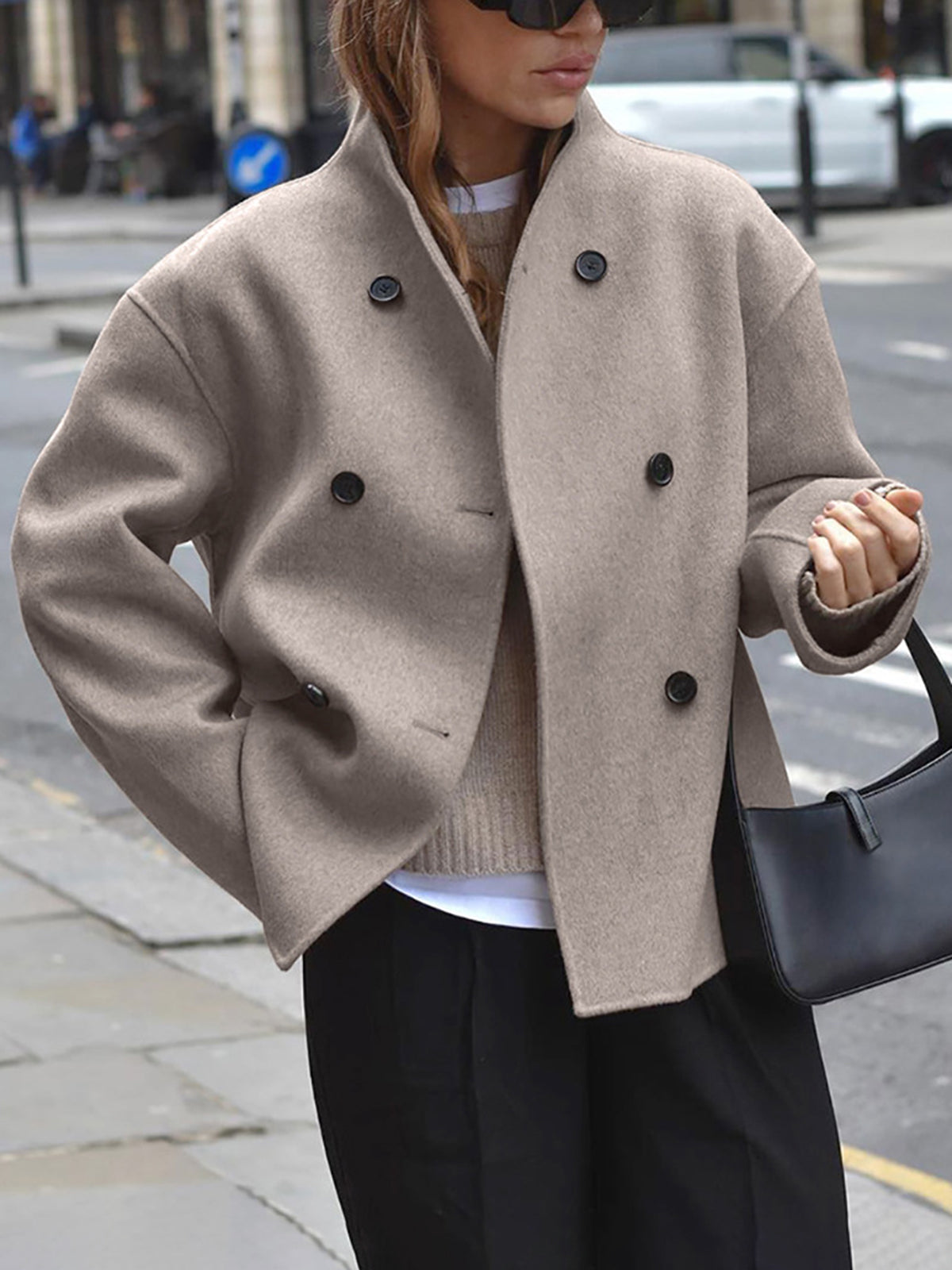 Zainab Stylish Short Wool Coat | Women's Outerwear