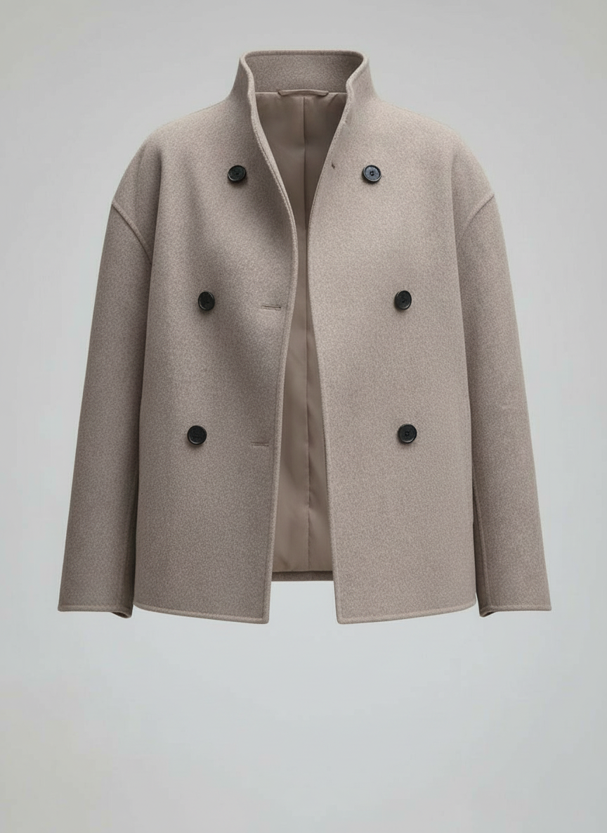 Zainab Stylish Short Wool Coat | Women's Outerwear