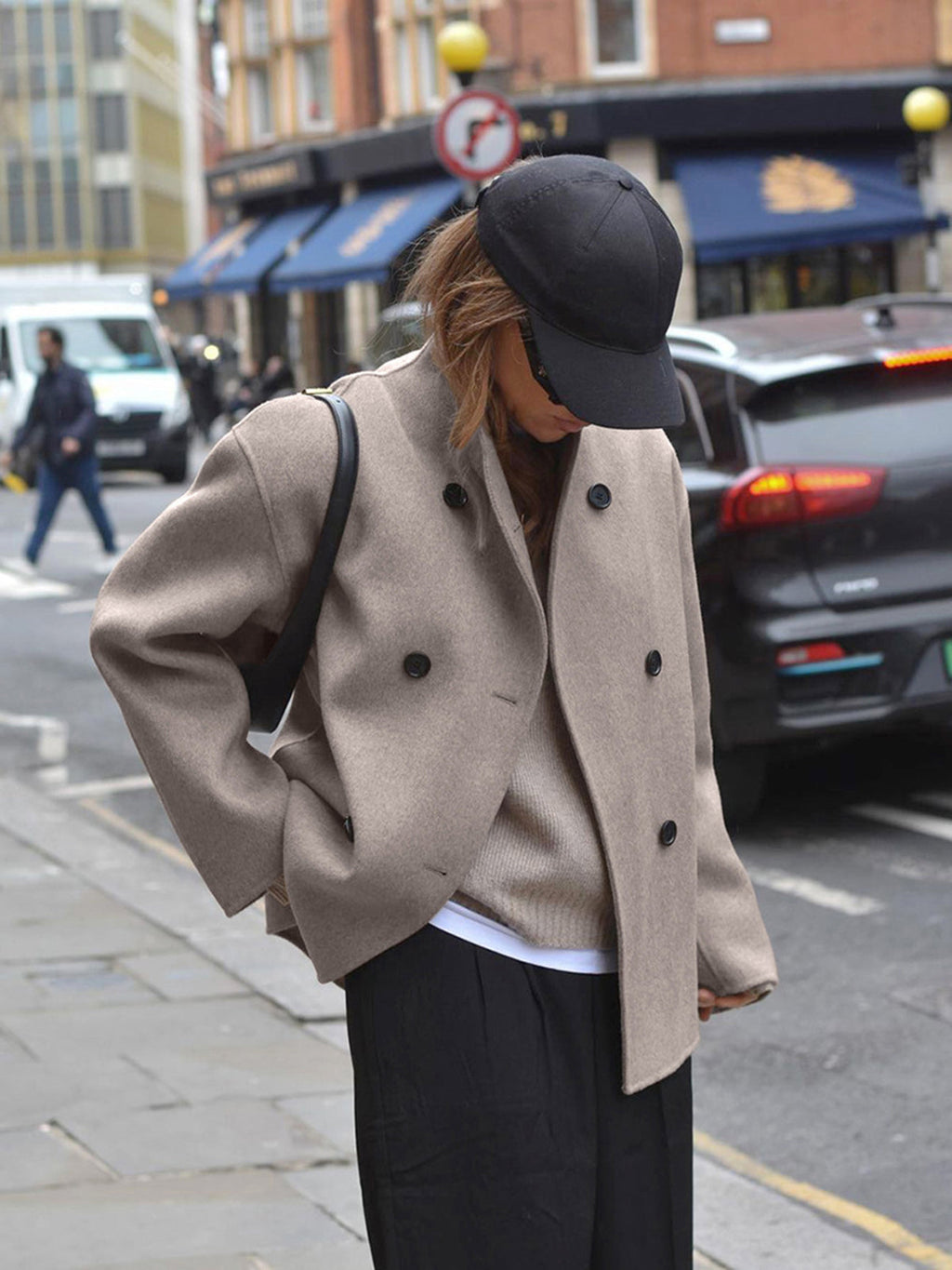 Zainab Stylish Short Wool Coat | Women's Outerwear
