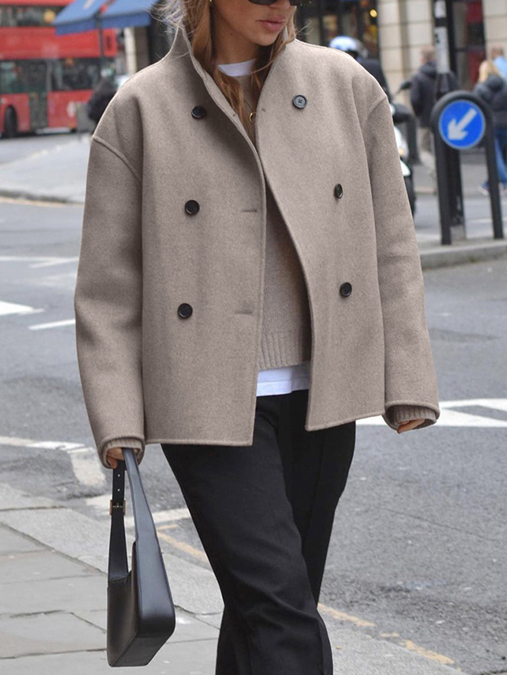 Zainab Stylish Short Wool Coat | Women's Outerwear