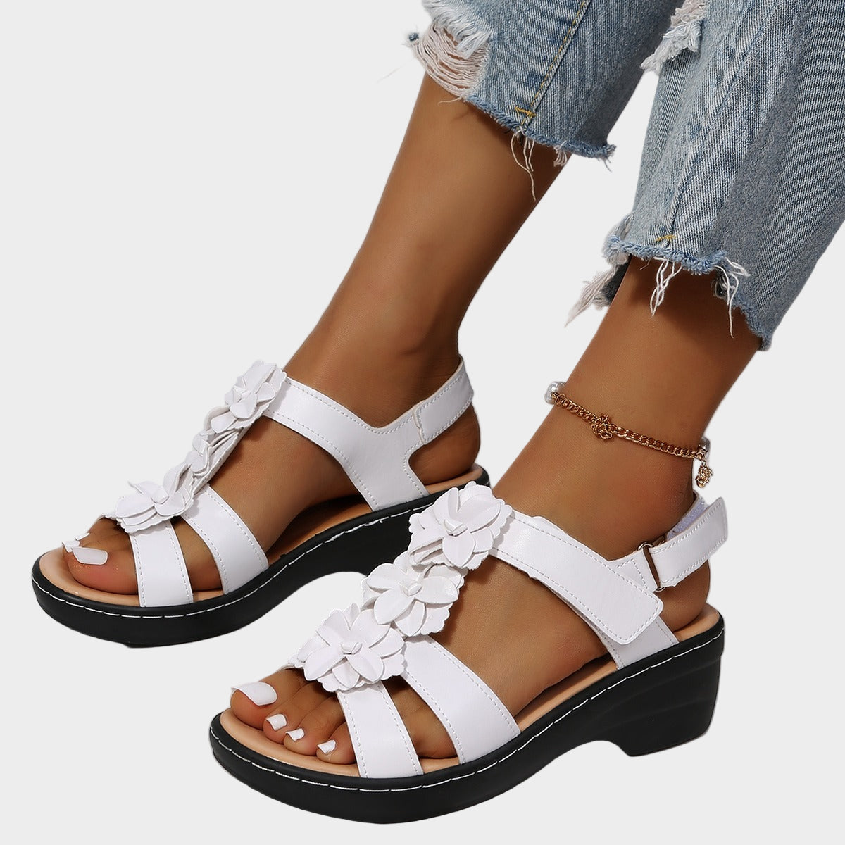 Embroidered Sandals – Orthopaedic