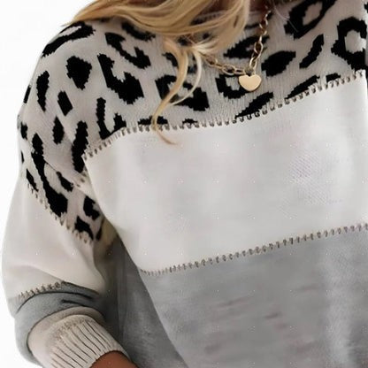 Tasmin | Elegant Leopard Sweater