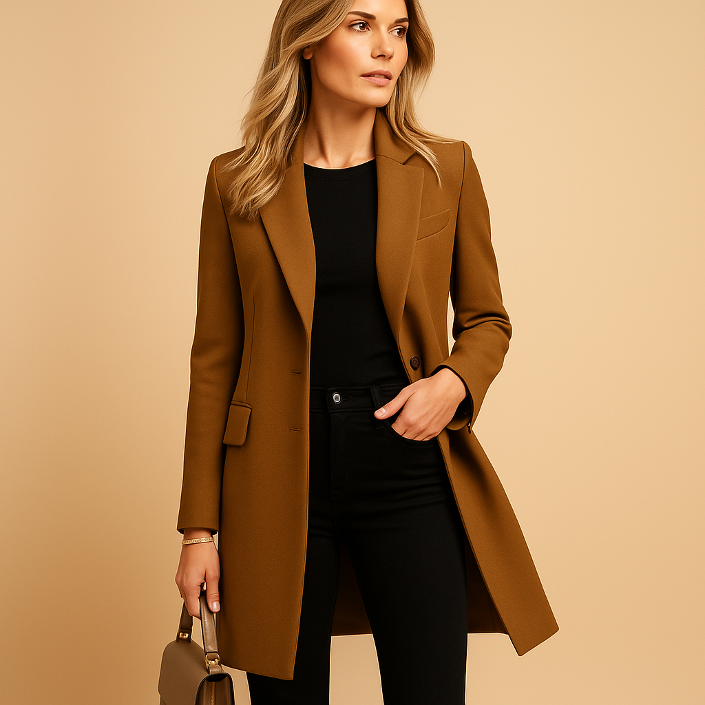 Celeste Double-Breasted Trench Coat | Women's Outerwear