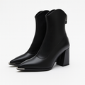 Angela | Women's Spring Ankle Boots with Pointed Toe and Heel