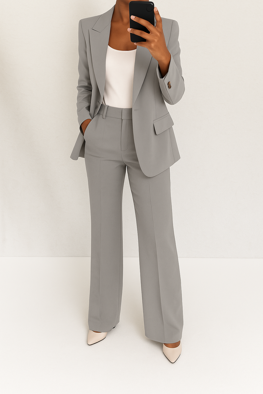 STRUCTURED TWO-PIECE SET FOR WOMEN
