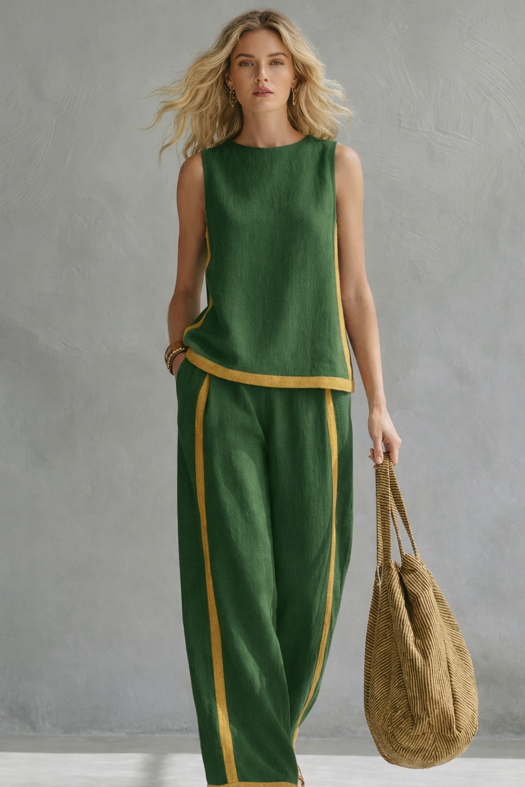 CHIC LINEN SET FOR WOMEN