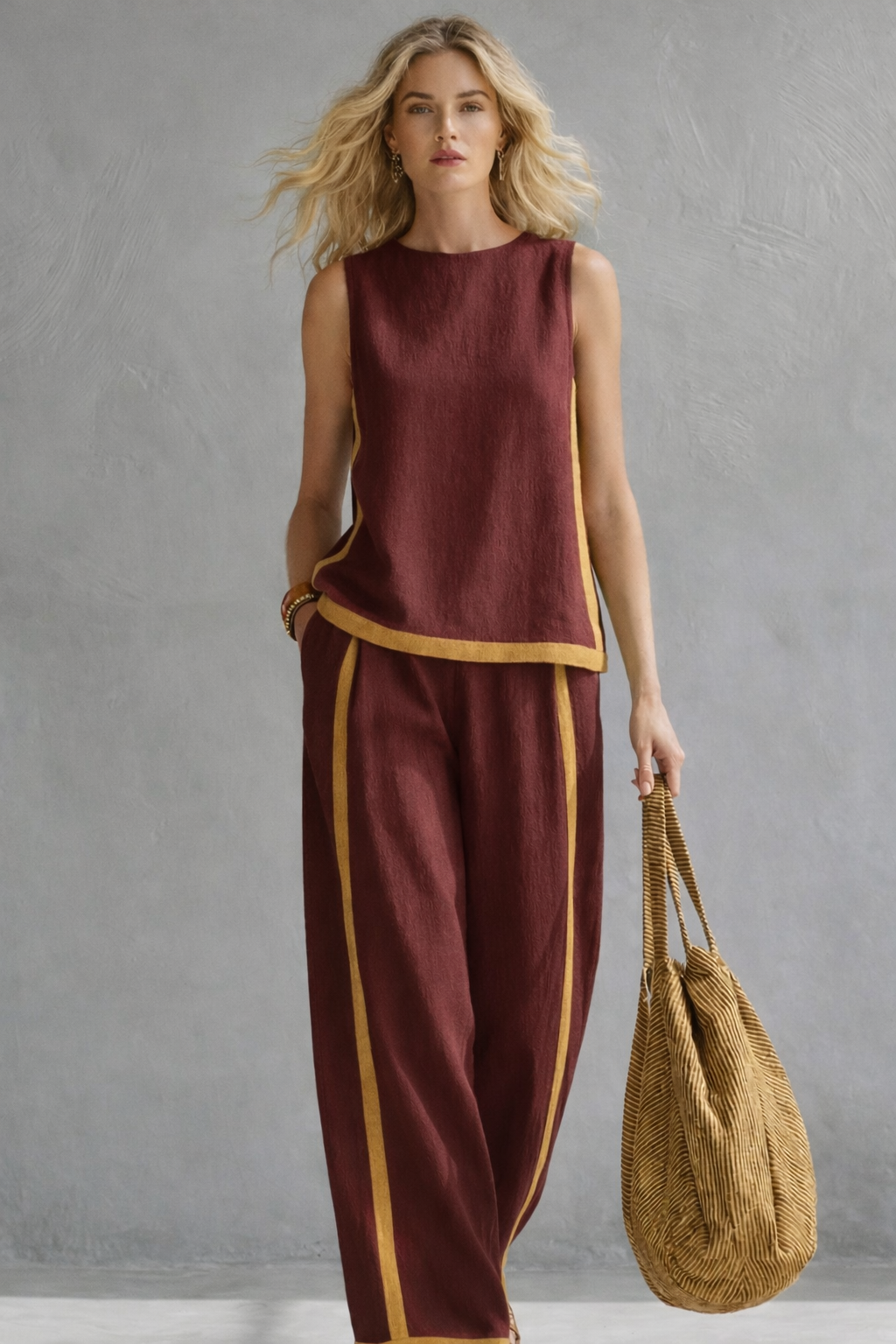 CHIC LINEN SET FOR WOMEN