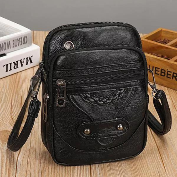 Laura™ | Structured Leather Handbag