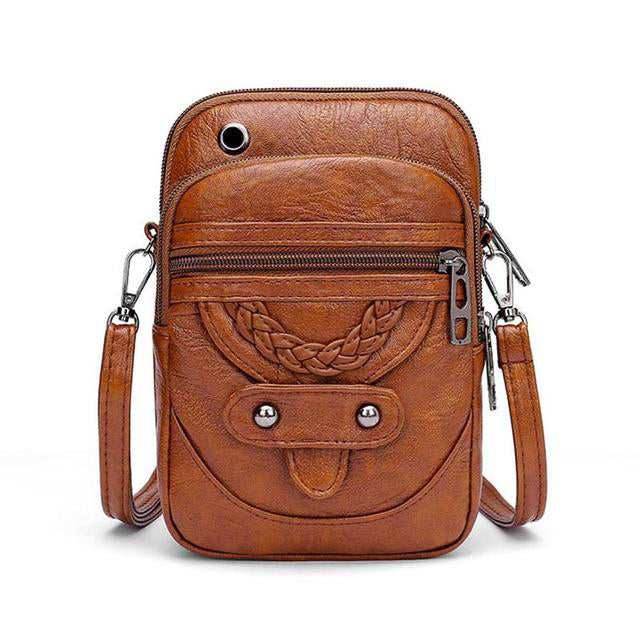 Laura™ | Structured Leather Handbag