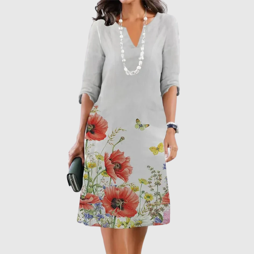 ELEANOR | FLORAL MIDI DRESS