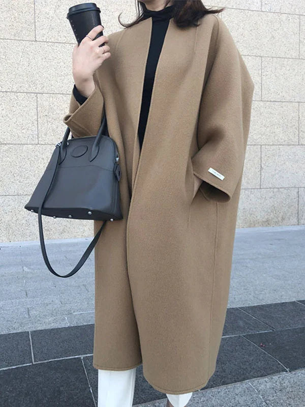 Elaina Long Wool Coat | Stylish Women's Outerwear