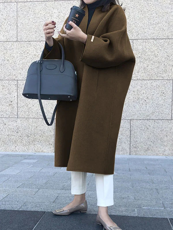 Elaina Long Wool Coat | Stylish Women's Outerwear