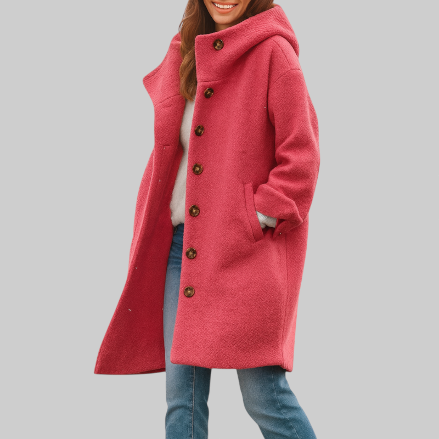 Freja | mid-length, comfortable everyday coat