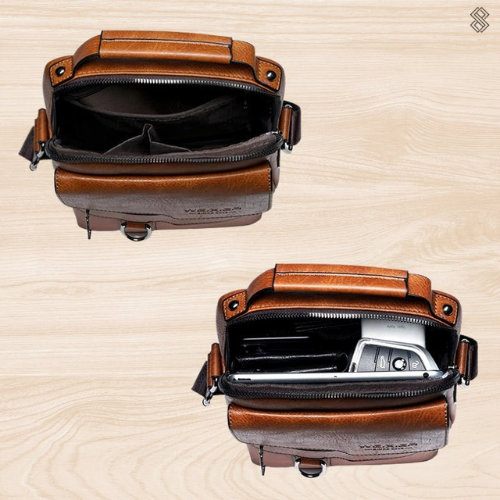Cynthia™ | Practical Leather Handbag