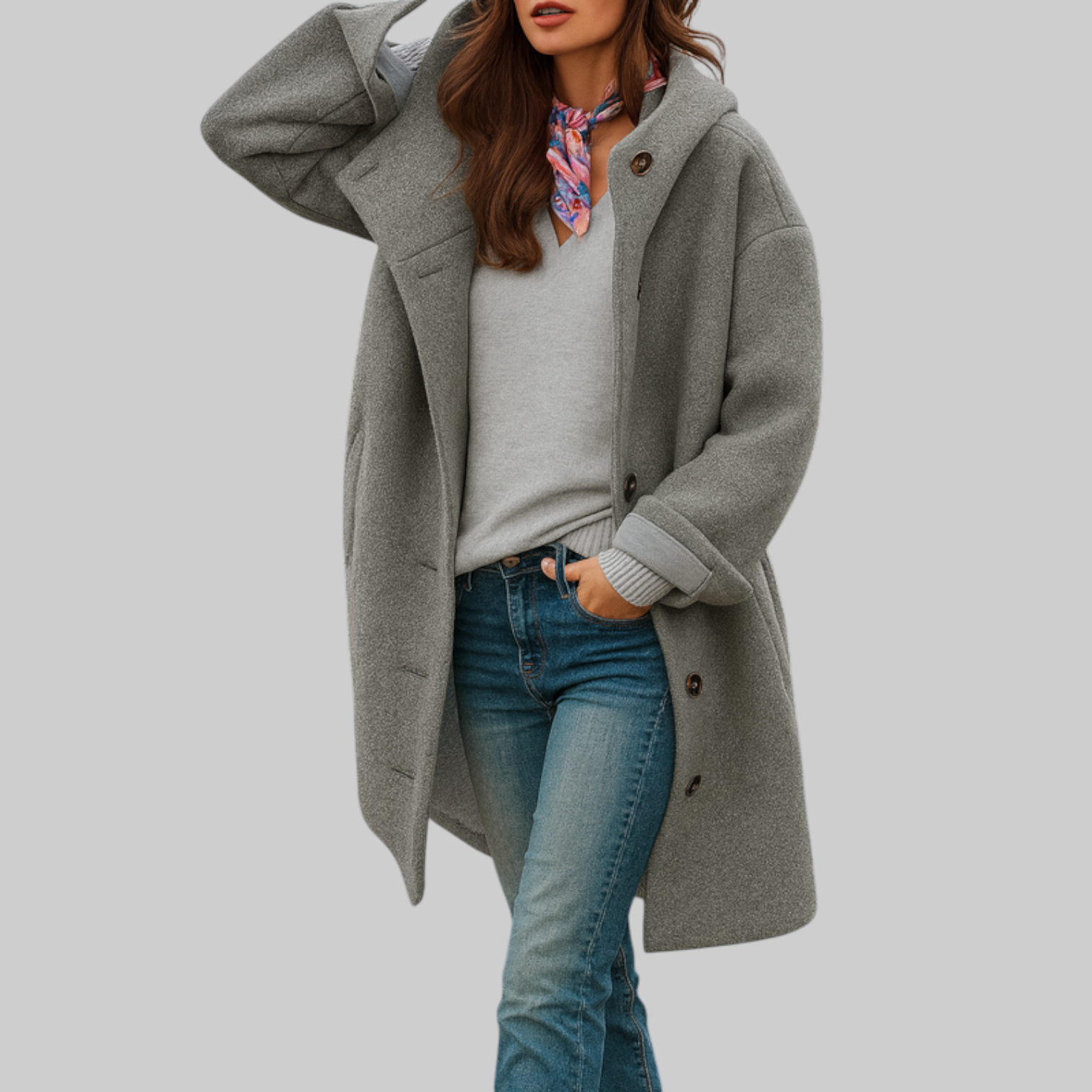 Freja | mid-length, comfortable everyday coat