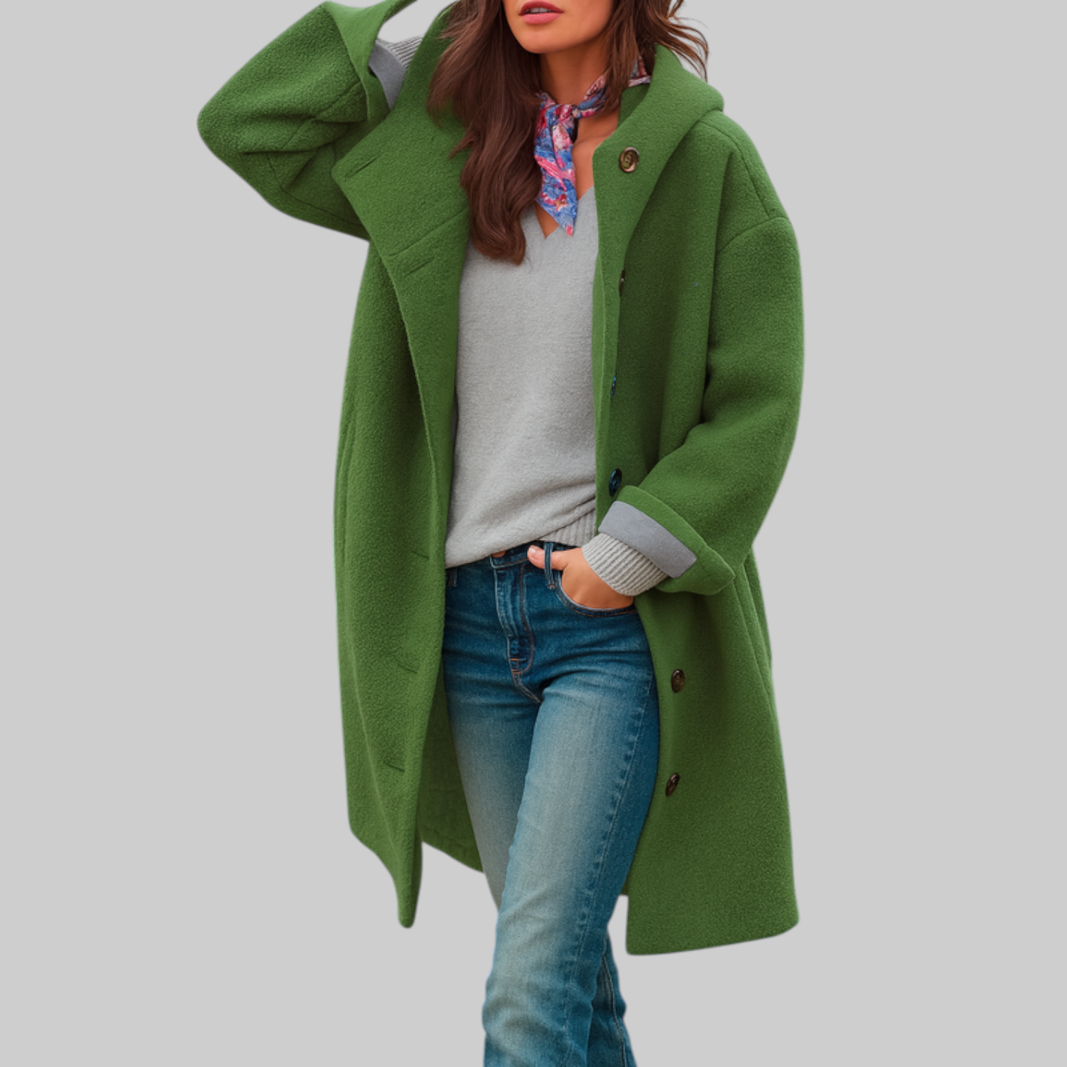 Freja | mid-length, comfortable everyday coat